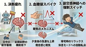 眠気のメカニズムのイメージ画像