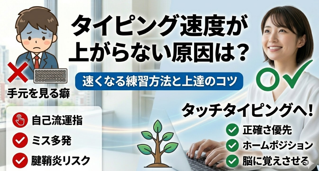タイピングの成功イメージ画像
