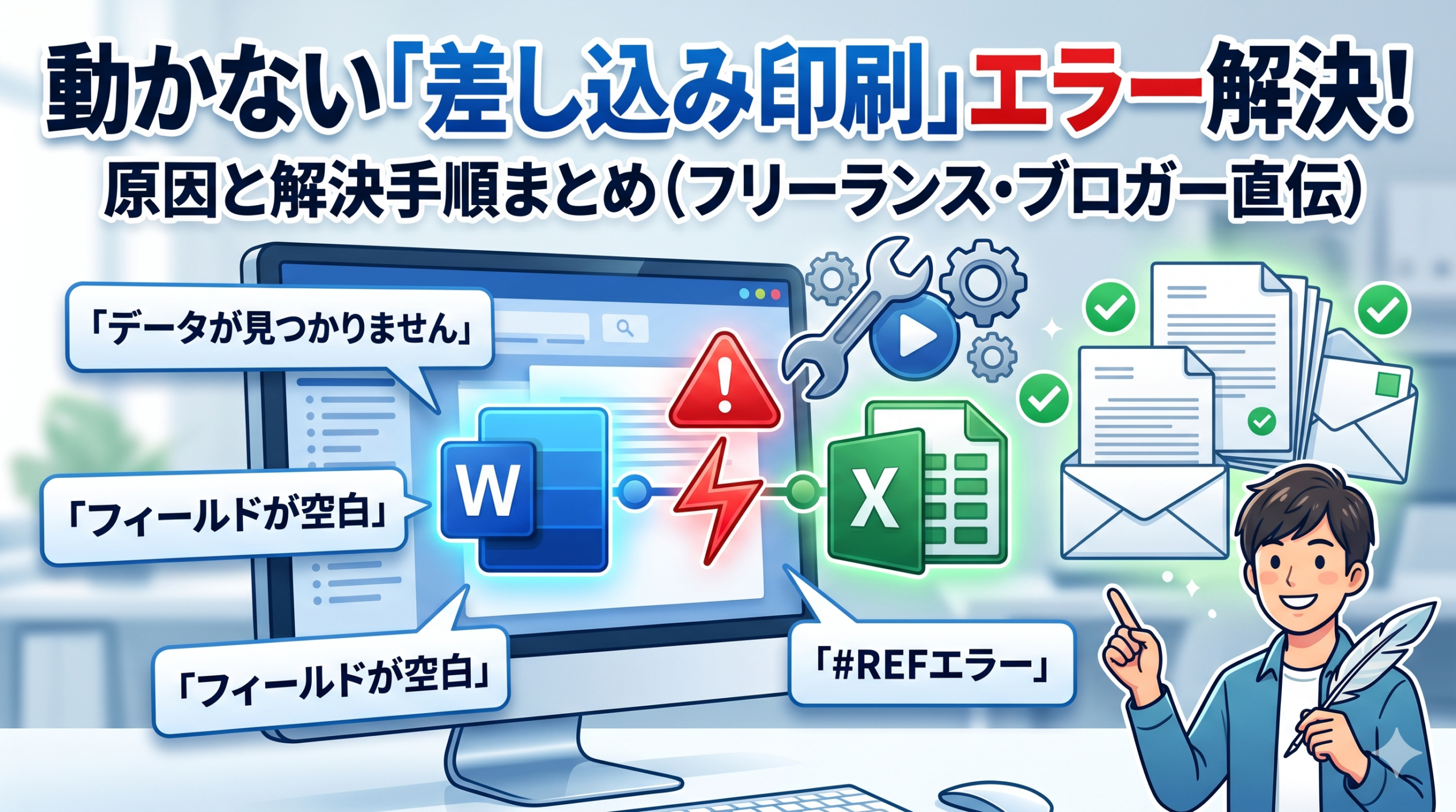 alt="動かない「差し込み印刷」エラー解決！原因と解決手順まとめ"